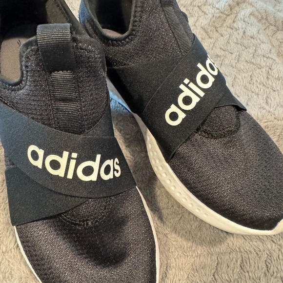 adidas Black Slip-On Athletic Sneakers - Picture 2 of 4